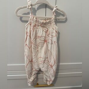 Baby Gap Floral Baby Jumpsuit, organic cotton, size 3-6 months